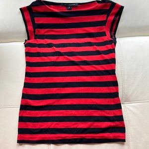 French Connection cap sleeve top